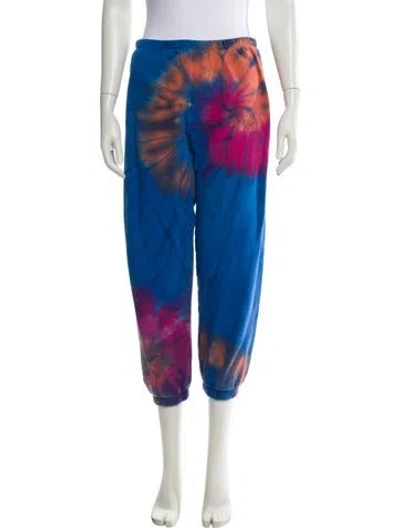 Pre-owned Sprwmn Tie-dye Print Sweatpants In Blue