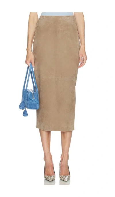 Sprwmn Tube Skirt In Nude