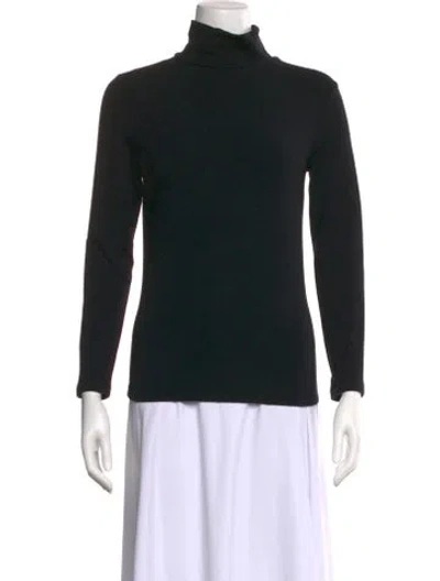 Pre-owned Sprwmn Turtleneck Long Sleeve Sweatshirt In Black