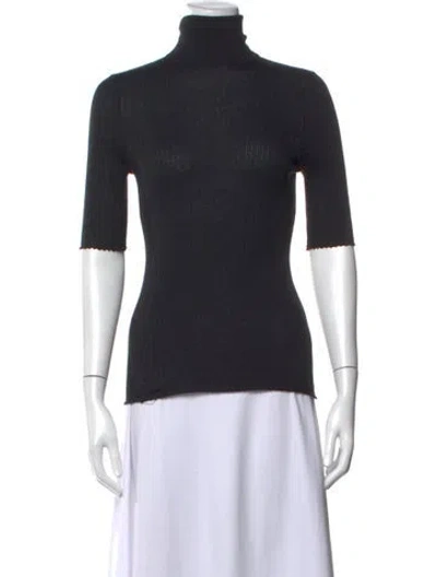 Pre-owned Sprwmn Turtleneck Sweater In Black