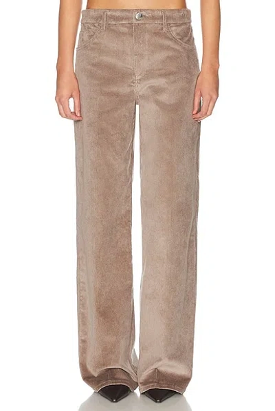 Sprwmn Vintage Wide Leg Pant In Brown