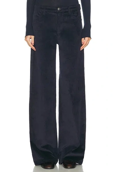 Sprwmn Vintage Wide Leg Pant In Blue