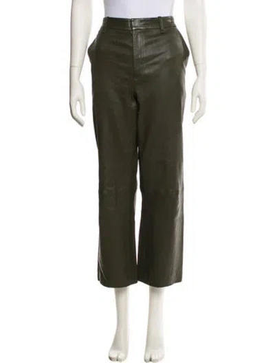 Pre-owned Sprwmn Virgin Wool Wide Leg Pants In Black