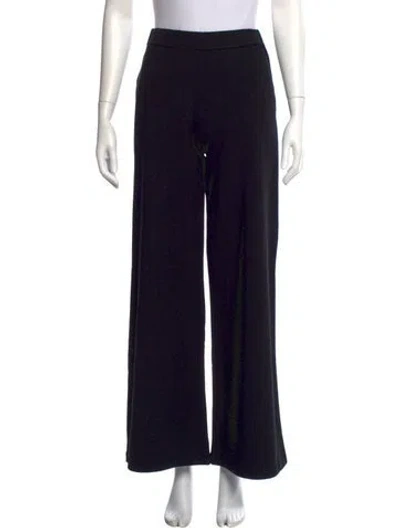 Pre-owned Sprwmn Wide Leg Pants In Black