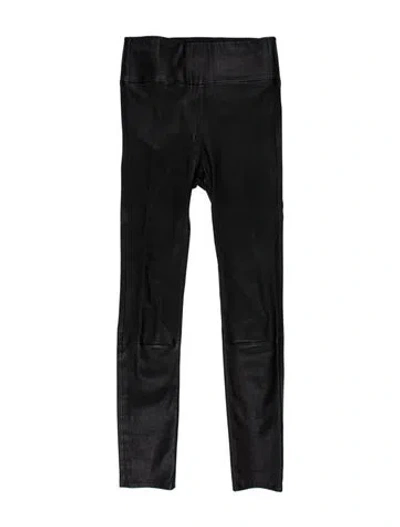 Pre-owned Sprwmn Wide Leg Pants In Black