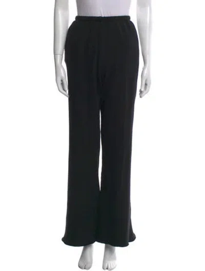 Pre-owned Sprwmn Wide Leg Pants In Black