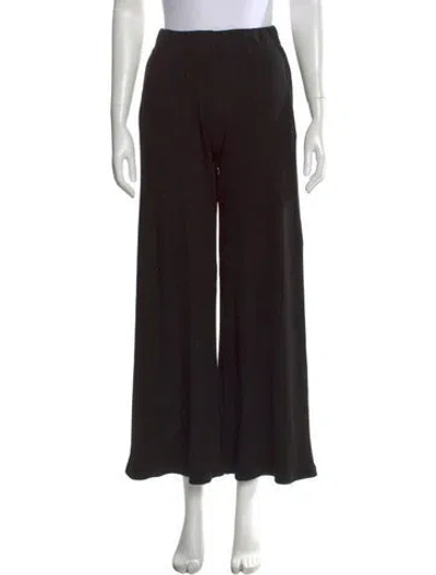 Pre-owned Sprwmn Wide Leg Pants In Black