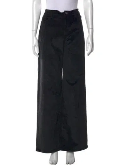 Pre-owned Sprwmn Wide Leg Pants In Black