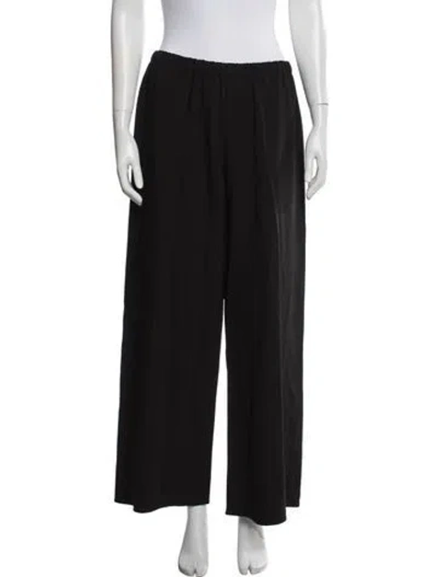 Pre-owned Sprwmn Wide Leg Pants In Black