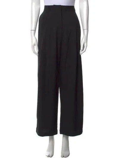 Pre-owned Sprwmn Wide Leg Pants In Black