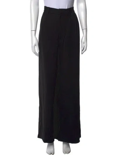 Pre-owned Sprwmn Wide Leg Pants In Black