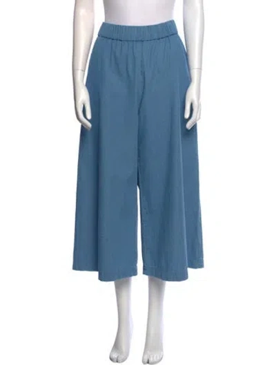Pre-owned Sprwmn Wide Leg Pants In Blue