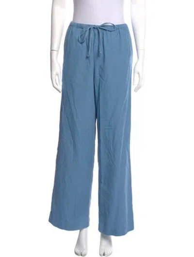 Pre-owned Sprwmn Wide Leg Pants In Blue