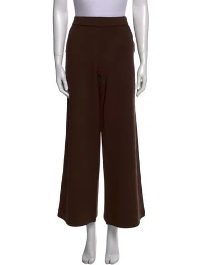 Pre-owned Sprwmn Wide Leg Pants In Brown