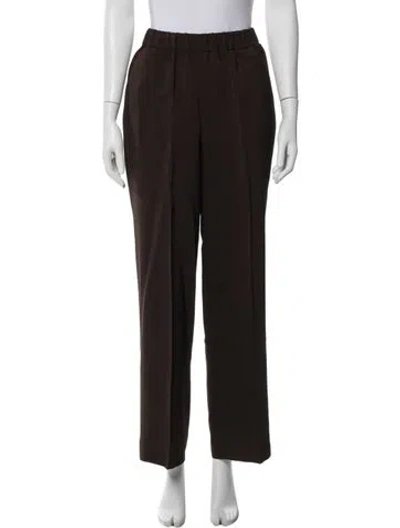 Pre-owned Sprwmn Wide Leg Pants In Brown