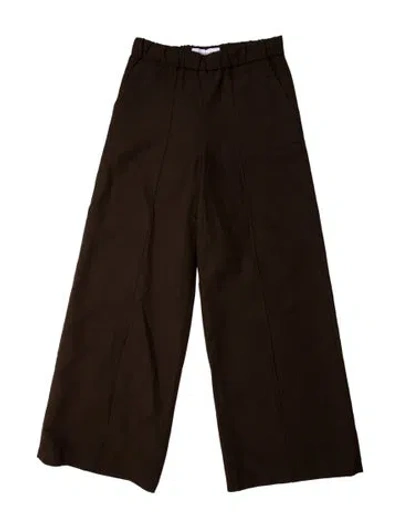 Pre-owned Sprwmn Wide Leg Pants In Brown