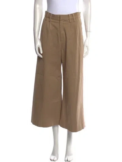 Pre-owned Sprwmn Wide Leg Pants In Brown