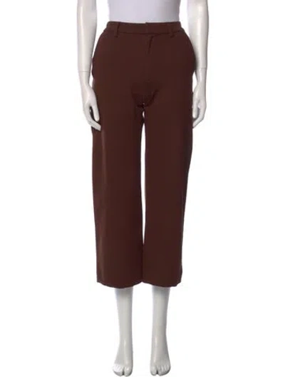 Pre-owned Sprwmn Wide Leg Pants In Brown