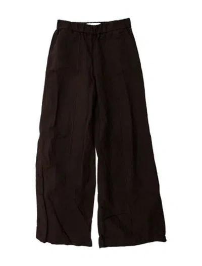 Pre-owned Sprwmn Wide Leg Pants In Brown