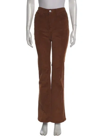 Pre-owned Sprwmn Wide Leg Pants In Brown