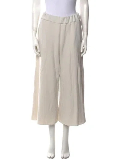 Pre-owned Sprwmn Wide Leg Pants In Neutral