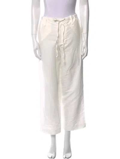 Pre-owned Sprwmn Wide Leg Pants In Neutral