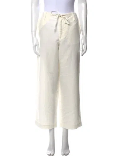 Pre-owned Sprwmn Wide Leg Pants In Neutral