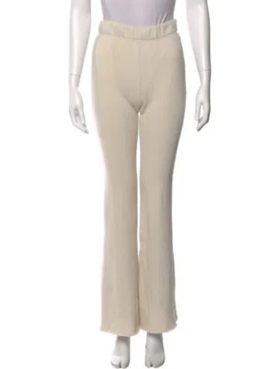 Pre-owned Sprwmn Wide Leg Pants In Neutral
