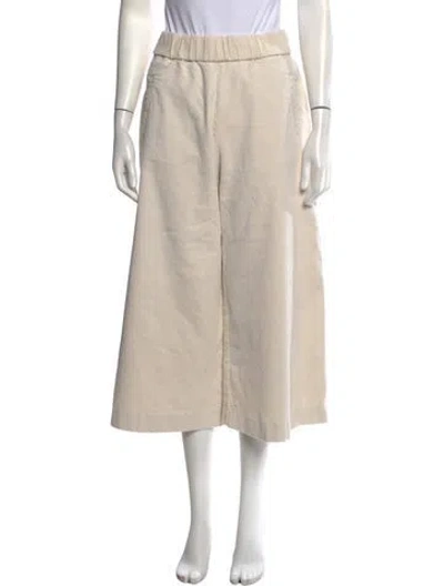 Pre-owned Sprwmn Wide Leg Pants In Neutrals