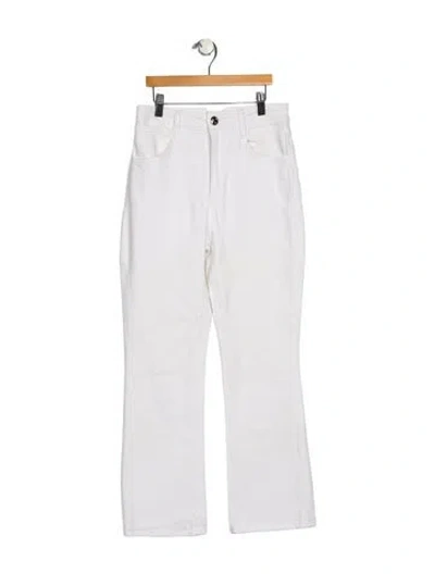 Pre-owned Sprwmn Wide Leg Pants In White