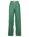 Sprwmn Woman Pants Green Size L Lambskin In Green