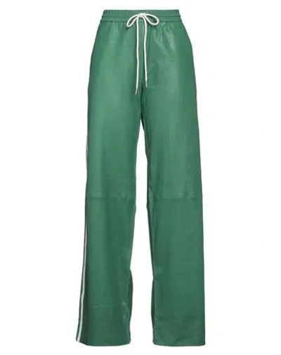 Sprwmn Woman Pants Green Size L Lambskin
