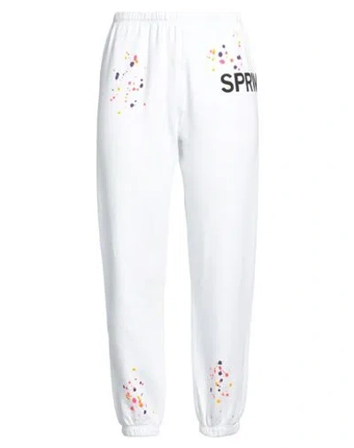 Sprwmn Woman Pants White Size L Cotton