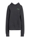 Sprwmn Woman Sweatshirt Black Size Xl Cotton In Black