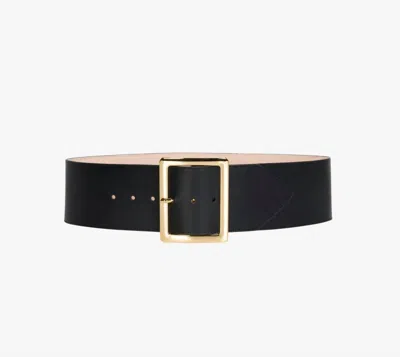 Sprwmn Women's Elsa Leather Belt In Black In Multi