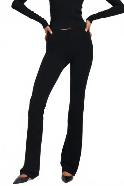 Sprwmn Women's Micro Flare Pants In Black