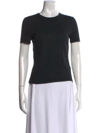 Pre-owned Sprwmn Wool Crew Neck T-shirt In Black