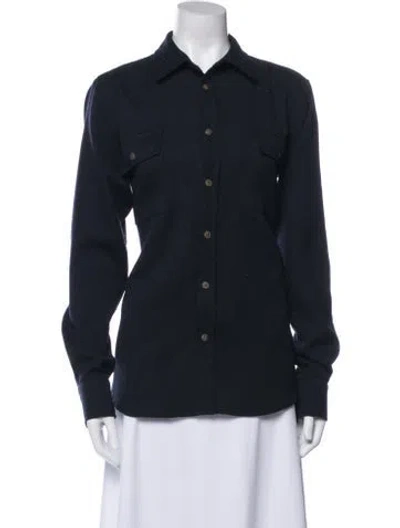 Pre-owned Sprwmn Wool Denim Jacket In Blue