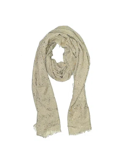 Pre-owned Spun Scarves By Subtle Luxury Scarf In White