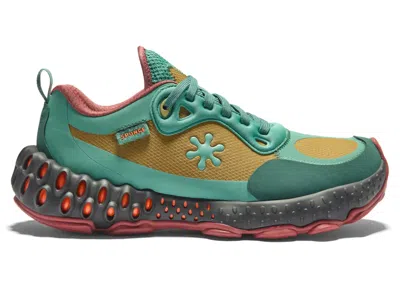 Pre-owned Spunge Men's  Osmosis By Salehe Bembury Mung Sneakers In Green/tan/orange