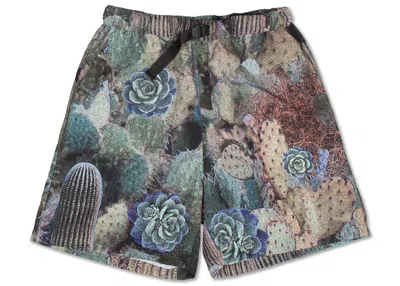 Pre-owned Spunge Men's  X Salehe Bembury California Cactus Shorts In Multi