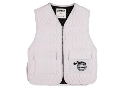 Pre-owned Spunge Men's  X Salehe Bembury Lowtide Vest In Cloud Zest