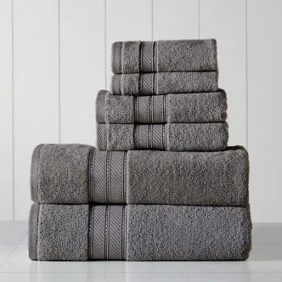 Spunloft 18-pc. Quick Dry Solid Bath Towel Set In Black