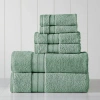 Spunloft 18-pc. Quick Dry Solid Bath Towel Set In Green