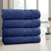 Spunloft 4-pc. Bath Sheet In Blue