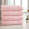 Spunloft 4-pc. Bath Sheet In Pink