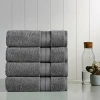 Spunloft 4-pc. Quick Dry Solid Bath Towel Set In Black