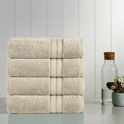 Spunloft 4-pc. Quick Dry Solid Bath Towel Set In Sand