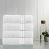 Spunloft 4-pc. Quick Dry Solid Bath Towel Set In White