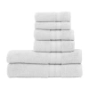 Spunloft 6-pc. Quick Dry Solid Bath Towel Set In White